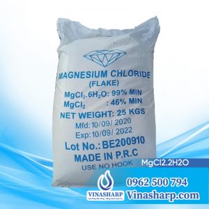 Magie Chlorua vảy - MgCl2.6H2O - Magnesium Chloride Flake Trung Quốc dạng vảy dùng trong Nuôi trồng Thuỷ sản