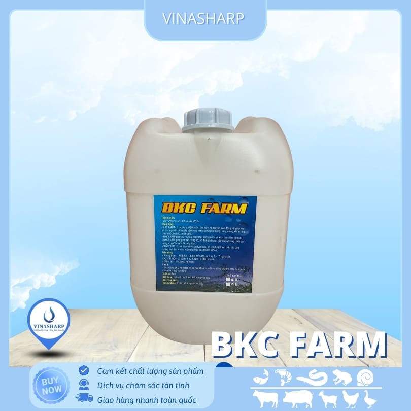 BKC Farm - Benzalkonium Chloride BKC Farm - Hóa chất diệt khuẩn