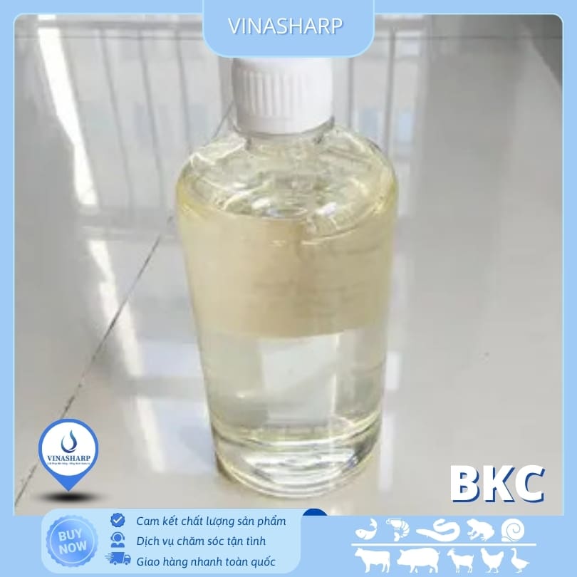 BKC - Benzalkonium Chloride sát khuẩn, xử lý môi trường BKC Benzalkonium Chloride