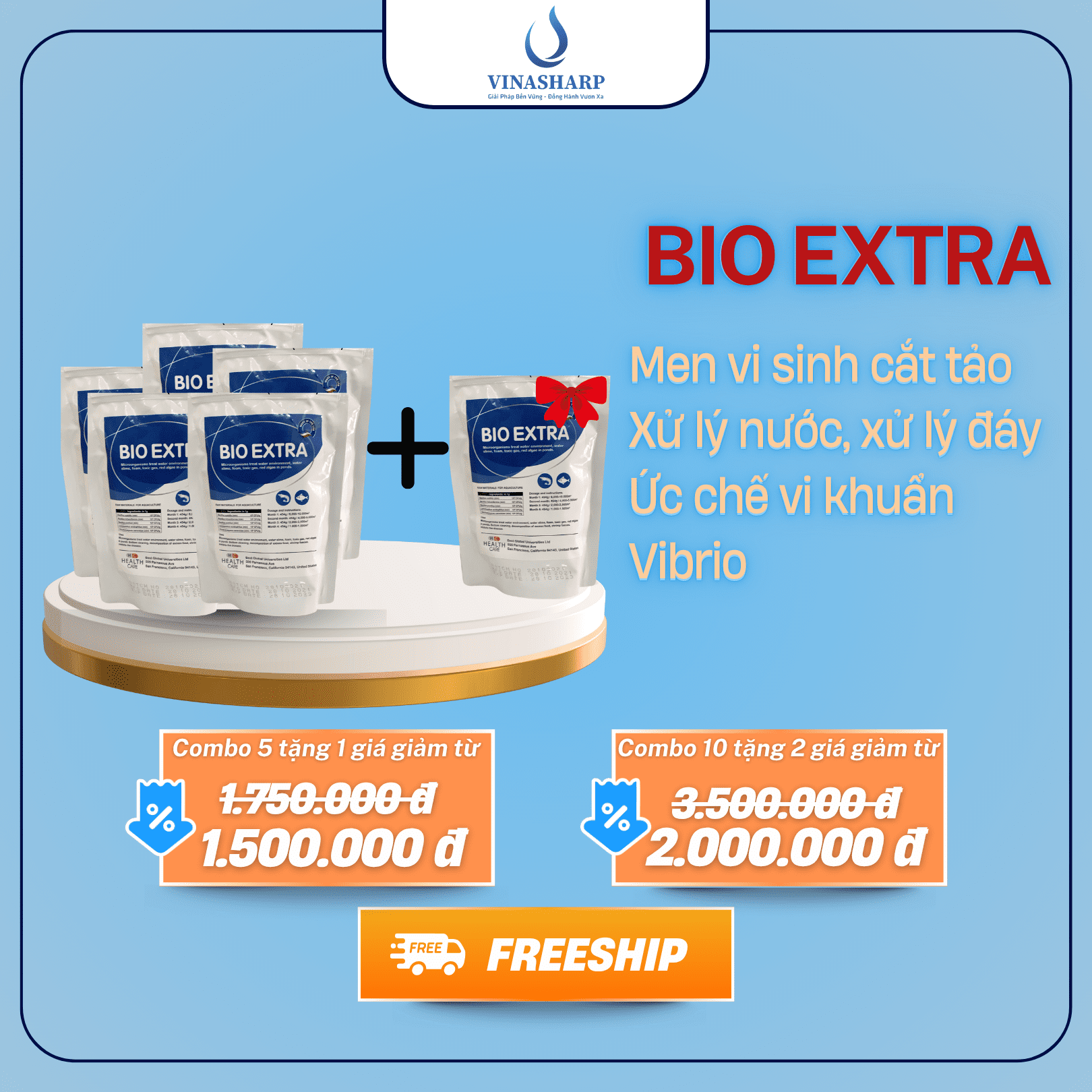 BIO EXTRA - Combo mua 5 tặng 1 - Vinasharp