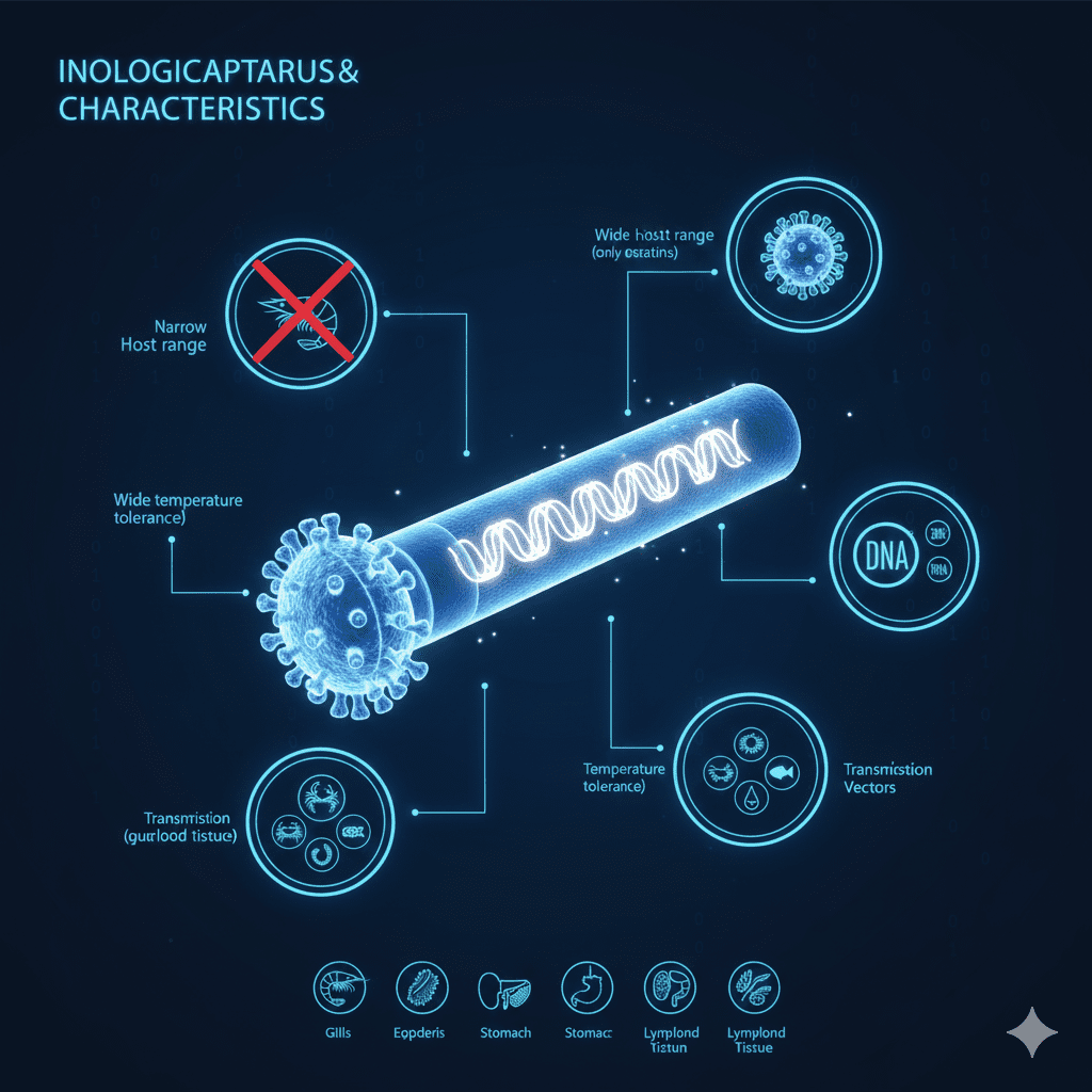 Đặc điểm sinh học của virus WSSV – tác nhân gây bệnh đốm trắng.