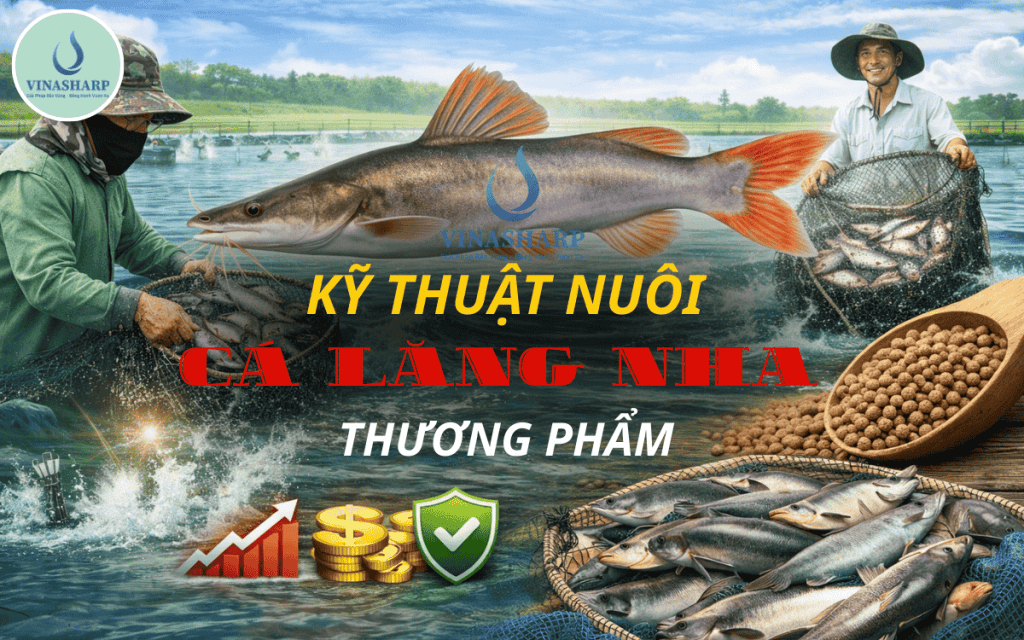 NUÔI CÁ LĂNG NHA THƯƠNG PHẨM – QUY TRÌNH KỸ THUẬT CHI TIẾT TOÀN DIỆN, ỨNG DỤNG THỰC TẾ CAO, GIÚP NGƯỜI NUÔI 1 BƯỚC NHẢY VỌT.