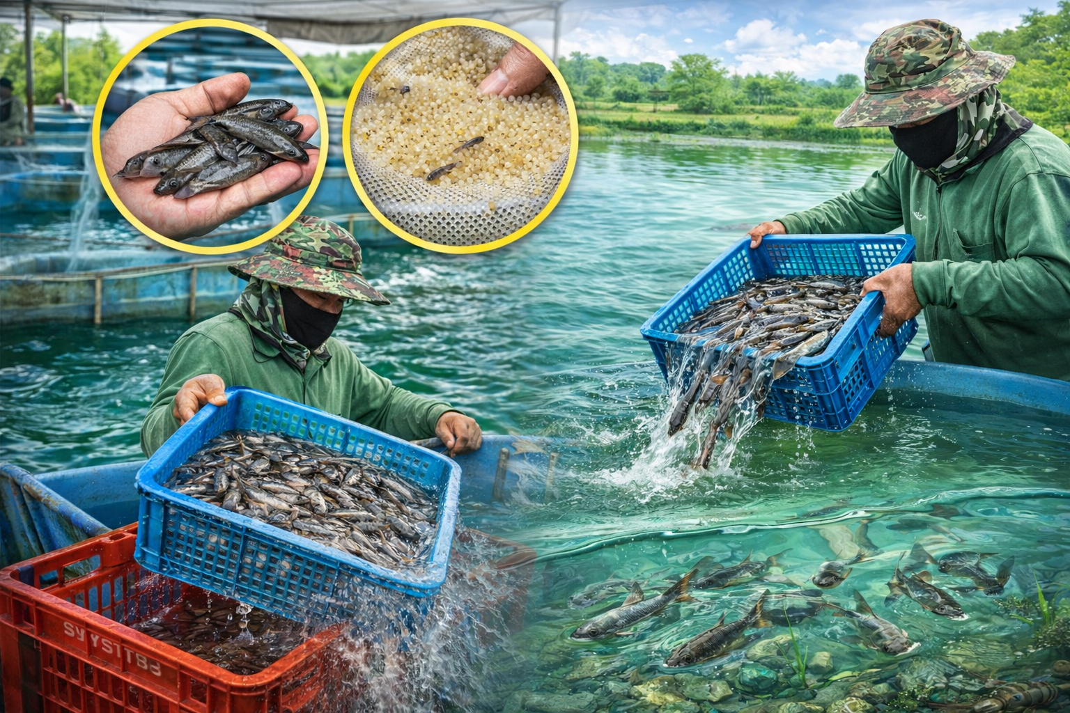 CHỌN GIỐNG VÀ THẢ GIỐNG CÁ LĂNG NHA ĐÚNG KỸ THUẬT