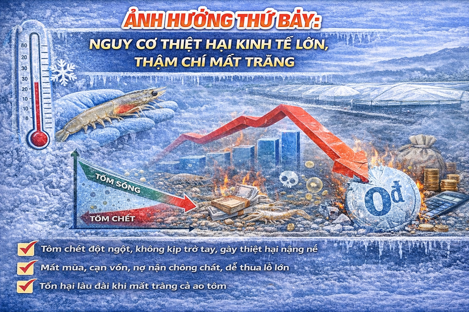 ẢNH HƯỞNG THỨ BẢY: NGUY CƠ THIỆT HẠI KINH TẾ LỚN, THẬM CHÍ MẤT TRẮNG