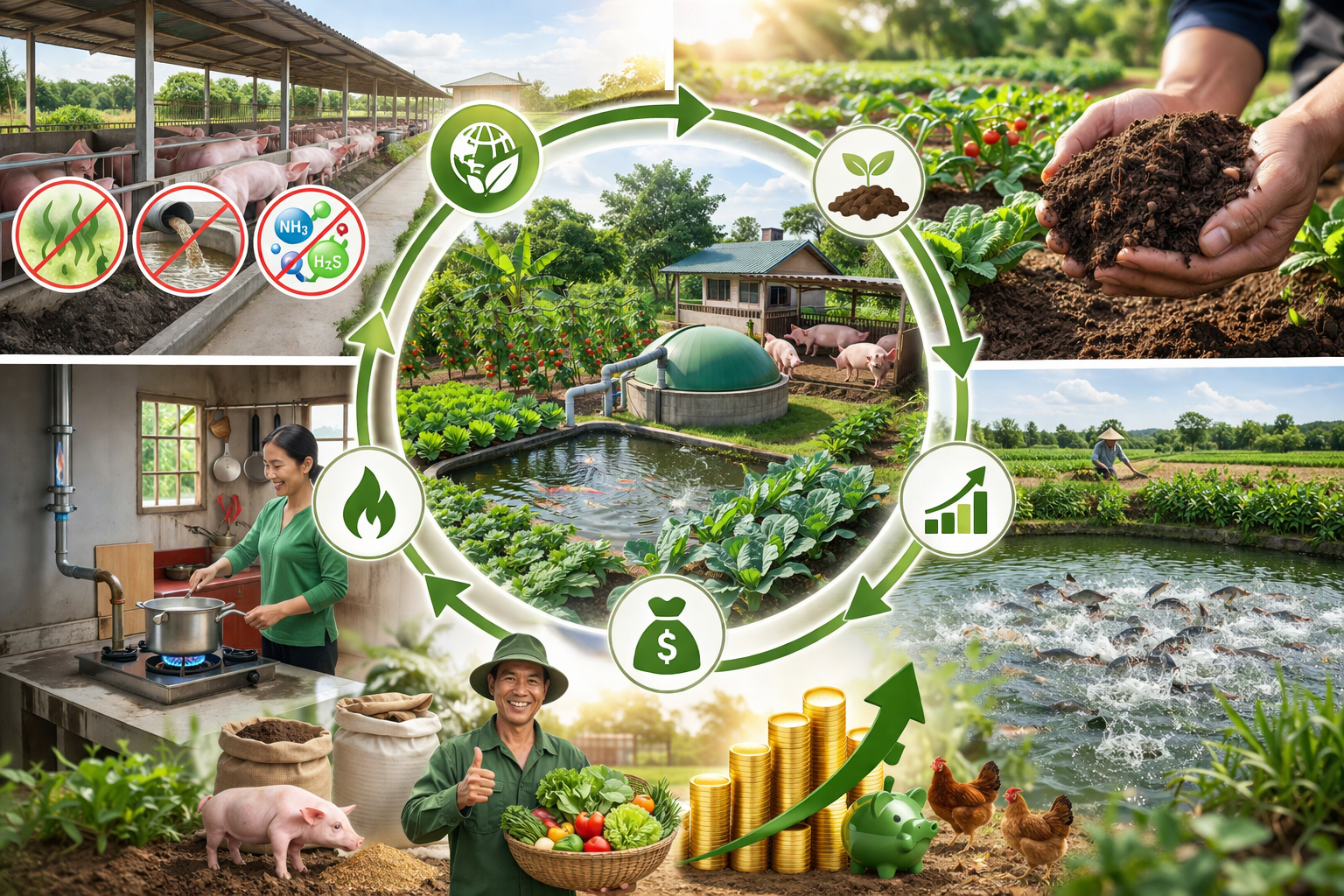 Lợi ích của mô hình VAC kết hợp vi sinh