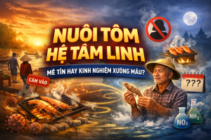 NUÔI TÔM HỆ TÂM LINH – MÊ TÍN HAY KINH NGHIỆM XƯƠNG MÁU?