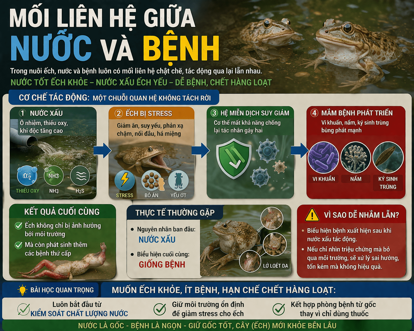 Mối liên hệ giữa nước và bệnh