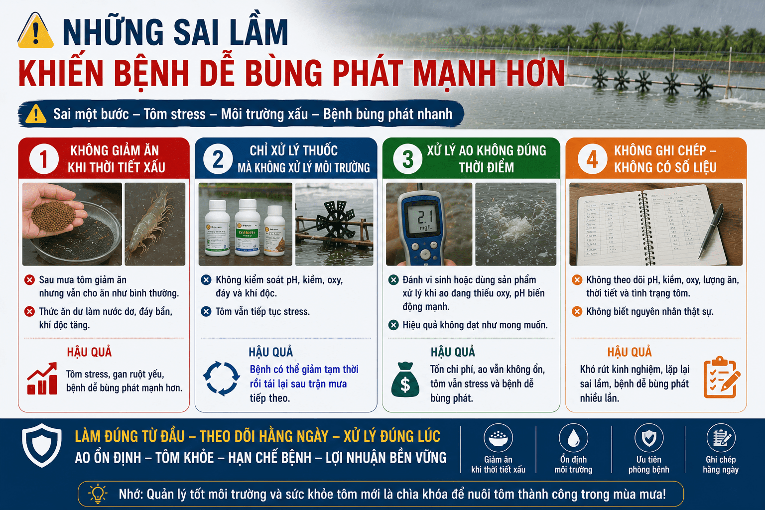 Những sai lầm khiến bệnh dễ bùng phát mạnh hơn