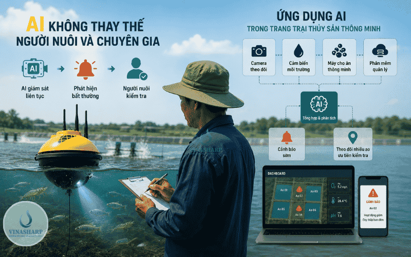 AI không thay thế người nuôi và chuyên gia