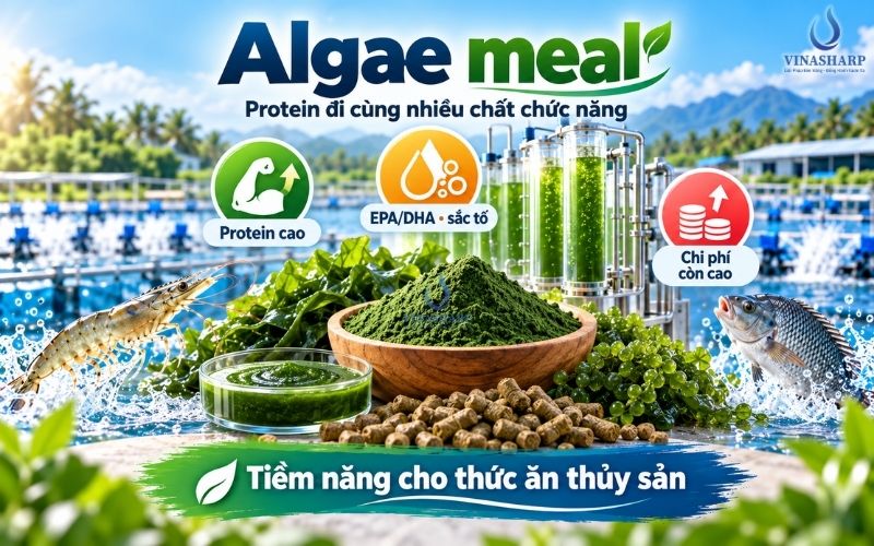Algae meal: protein đi cùng nhiều chất chức năng