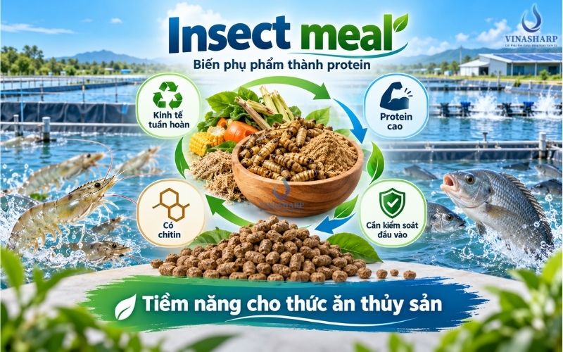 Insect meal: biến phụ phẩm thành protein