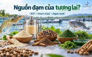NGUỒN ĐẠM CỦA TƯƠNG LAI: SCP, INSECT MEAL HAY ALGAE MEAL?