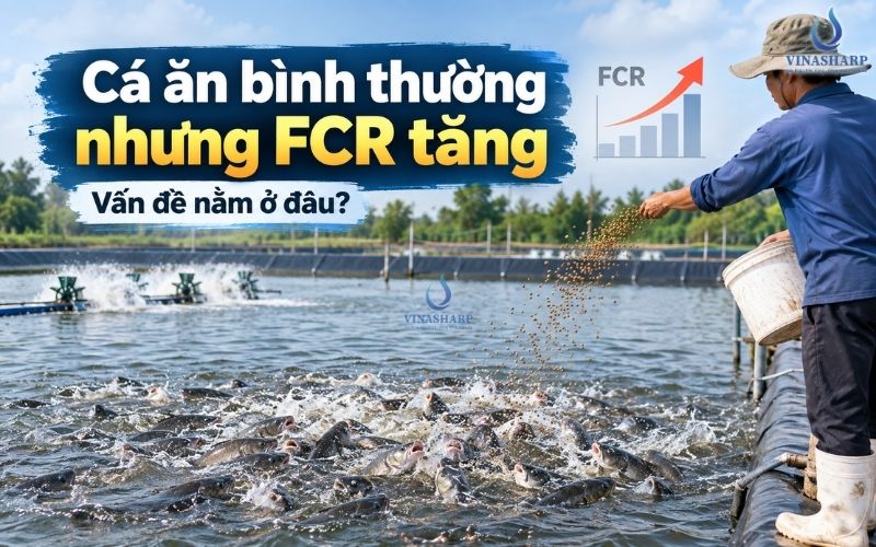 CÁ ĂN BÌNH THƯỜNG NHƯNG FCR TĂNG – VẤN ĐỀ NẰM Ở ĐÂU?