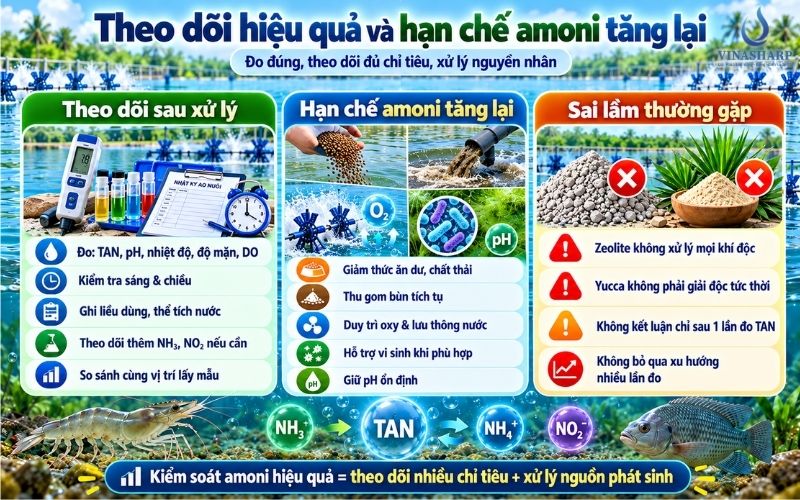 Cách theo dõi hiệu quả sau xử lý